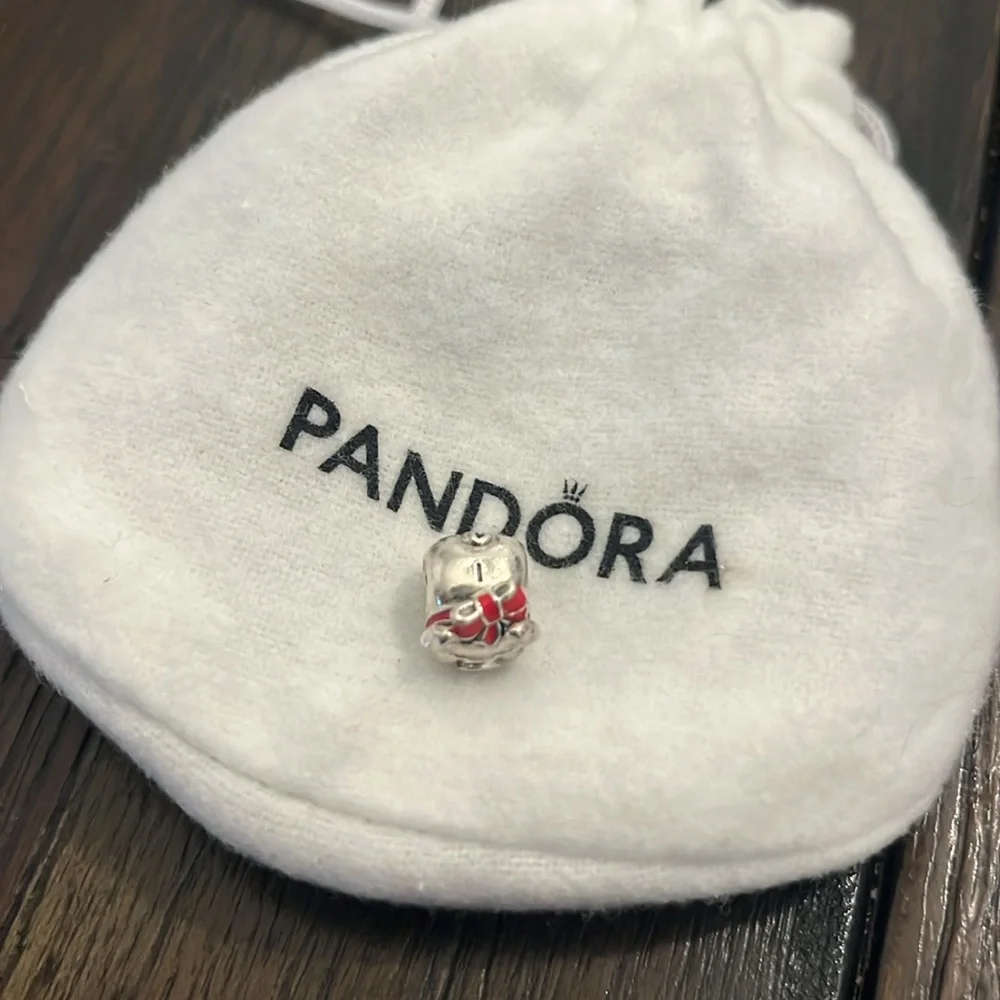 Authentic Pandora, Lucky Pig Charm w/ Red enamel #791809ENMX - Picture 5 of 5